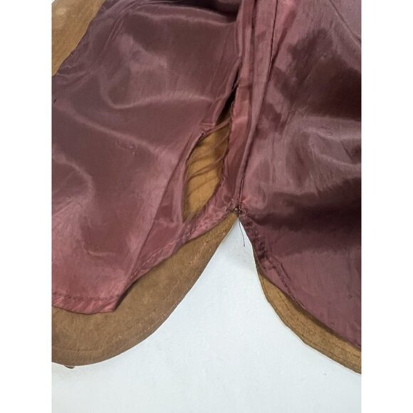 Vintage‎ Suede Jacket Woodstock California 70s Leather | Brown | Women's Small - Picture 11 of 16